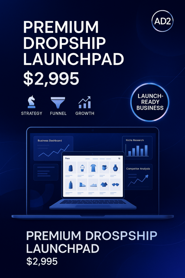 Done-For-You | ECommerce Shopify Storefront | Premium Dropship Launchpad - $2995